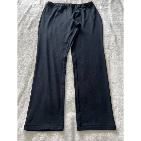 NWT $89 Coldwater Creek Sz 14 Black Pull On Casual Rayon Stretch Slim Leg Pants - Picture 5 of 12